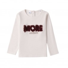 I DO μπλούζα  παιδική 4.F735-0112 λευκή